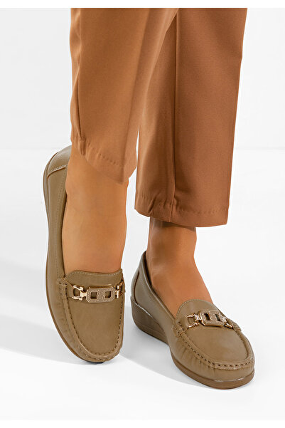B T Shoes Mocasini dama Varalia kaki