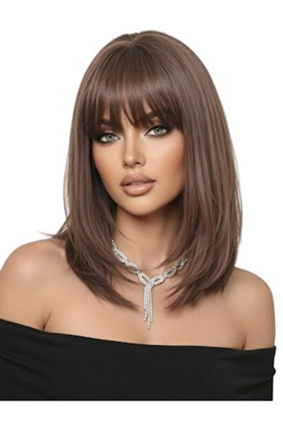 The Casius. Περούκα για Γυναίκες, Μεσαίου μήκους ίσια μαλλιά με αφέλειες