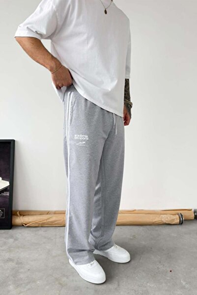 HAFKAGİYİM Gray Plm Embroidered Baggy Tracksuit