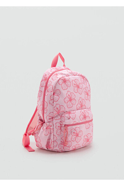 MANGO Kids Çiçek desenli sırt çantası
