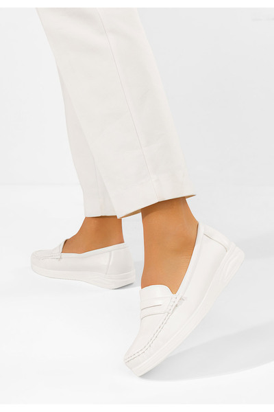 B T Shoes Mocasini dama Elesya albi