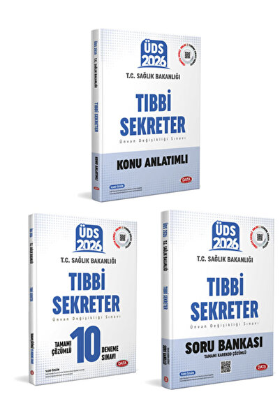 Data Yayınları 2026 ÜDS Sağlık Bakanlığı Tıbbi Sekreter Ünvan Değişikliği Sın...