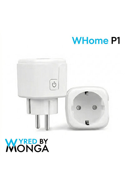 Wyred by Monga WHome P1 Έξυπνη Πρίζα Wi-Fi, 20Α, Παρακολούθηση Κατανάλωσης, Φ...
