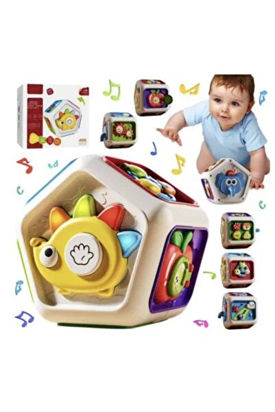 OEM Διαδραστικός αισθητηριακός κύβος για βρέφη, 7 δραστηριότητες – Παιχνίδι Μ...
