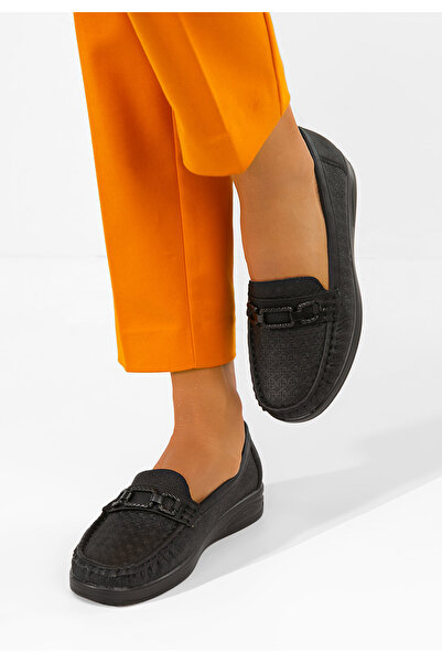 B T Shoes Mocasini dama Ansleya negri