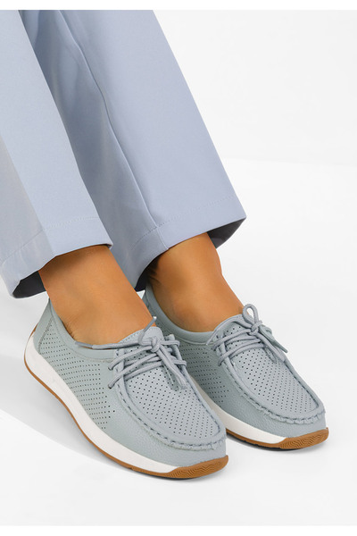 B T Shoes Mocasini dama Kaliana albastri