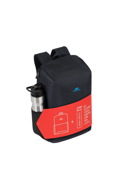Rivacase Regent BUNDLE 05 / 8068 black Full size Laptop backpack 15.6" + Spor...