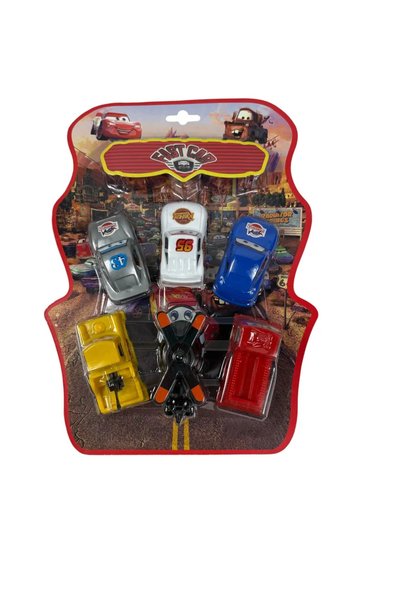 abnturk 6'lı Set Araba Şimşek McQueen Araçlar