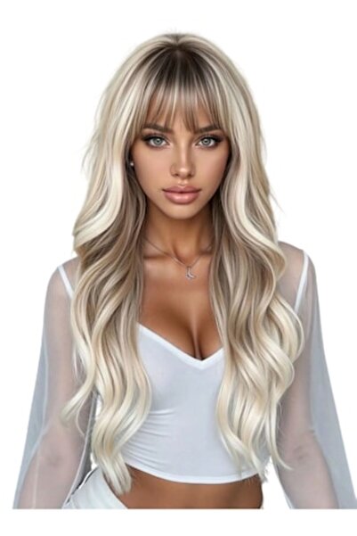 The Casius. Περούκα για Γυναίκες, Μακριά Κυματιστά Μαλλιά με Αφέλειες, 66 εκ....