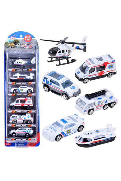 Jokomisiada Set de 6 arcuri metalice pentru ambulanță ZA3505