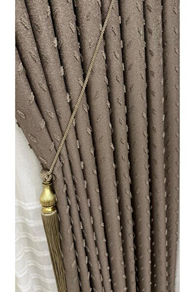 Fon Dünyası Velvet Vizon Pano Fon Perde (Tek Kanat)