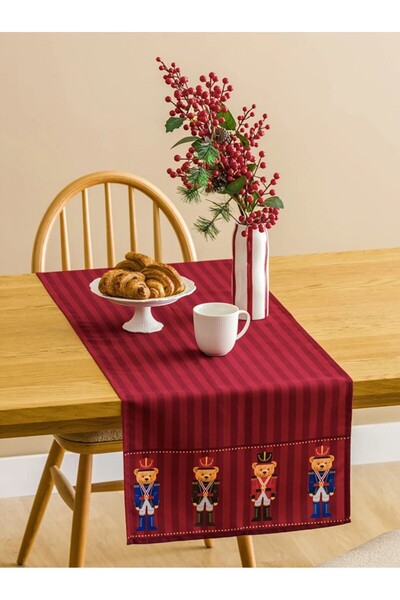 LC Waikiki LCW HOME Karışık Teddy Kurşun Asker Baskılı Runner
