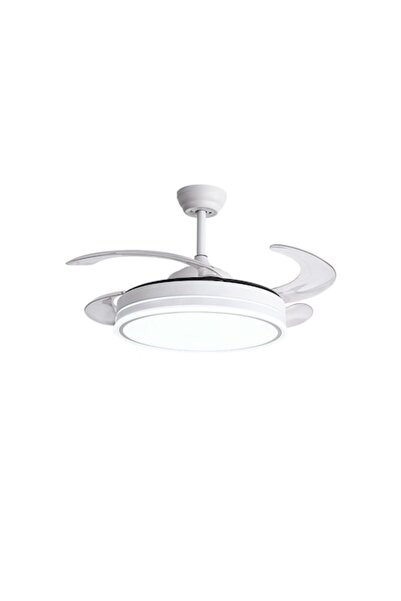 trandafi led Φωτιστικό Οροφής LED με Ανεμιστήρα, Τηλεχειριστήριο, 3 Χρώματα, ...