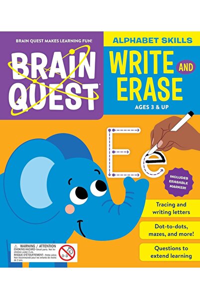 Workman Publishing Brain Quest Scrie și șterge: Abilități alfabetice
