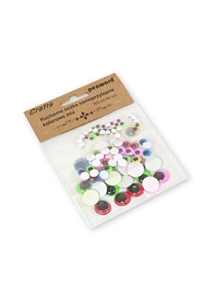 PENWORD Decorațiuni Ocheți mobili RS-09 5mm, 8mm, 15mm autoadezivi, mix color...