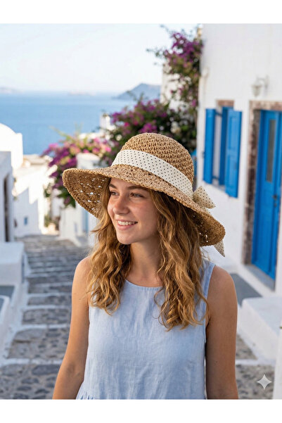 PIECE SIGNATURE 100% Χαρτί, Χειροποίητο, Ψάθινο Καπέλο για Γυναίκες (Μέγεθος ...