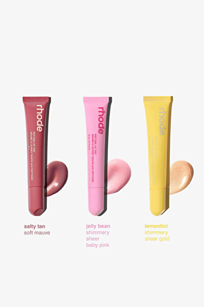 rhode Σετ Γκλος Χειλιών σε αποχρώσεις Salty Tan/Jelly Bean/Lemontini