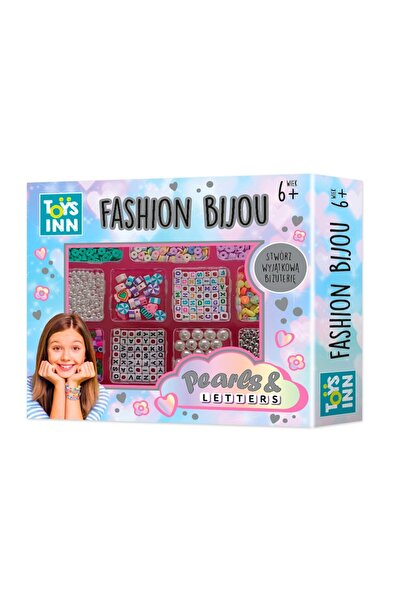Stnux Set de mărgele cu perle și litere
