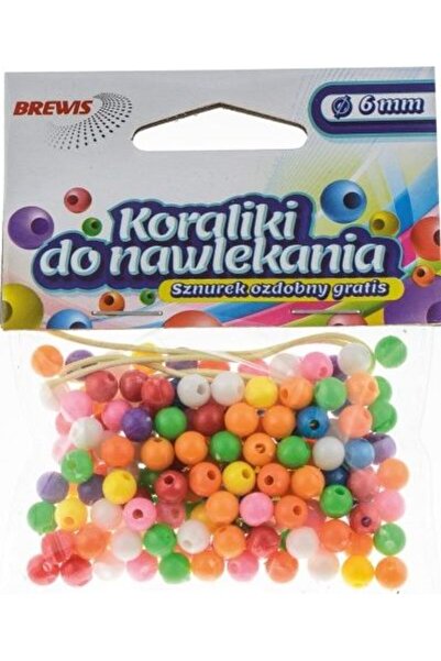 Other Mărgele pentru înșirat multicolore + sfoară 6mm 16g