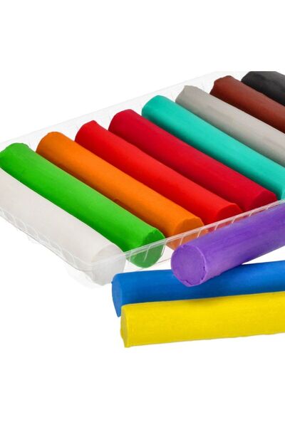 Starpak Plastilină 12 culori școlară, păstăi 1/40