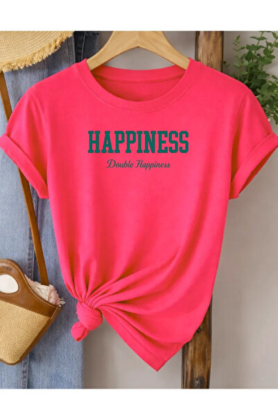 Pink Sky Oversize T-shirt 100% βαμβακερό Unisex Άνετη εφαρμογή Τάση Νέα Σεζόν