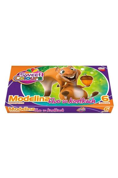 Sweet Modelare cu cuburi fluo în 6 culori