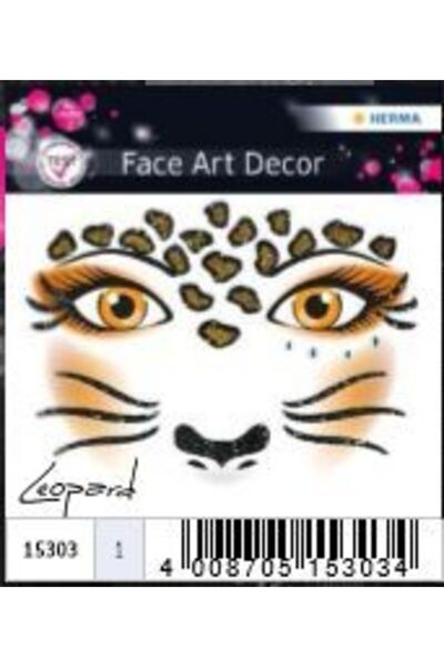 Herma Autocolant Leopard pentru Față