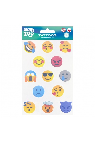 Sticker BOO Emoticoane Tatuaje