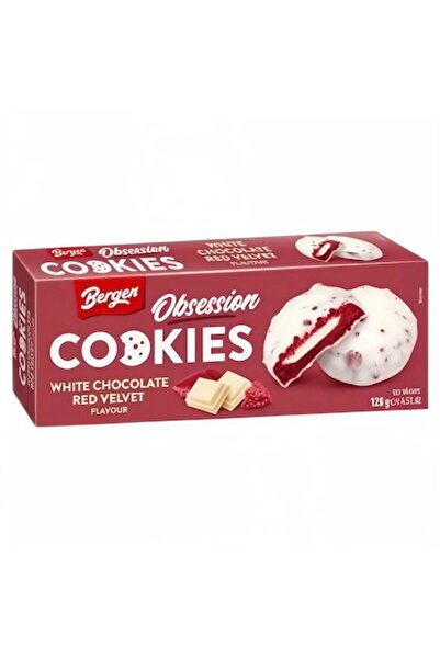 BERGEN Ομπσέσιον Μπισκότα Λευκής Σοκολάτας και Ρεντ Βέλβετ