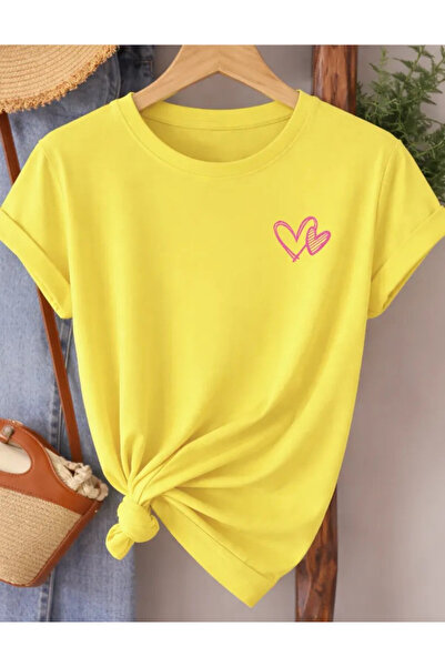 Pink Sky Oversize T-shirt 100% βαμβακερό Unisex Άνετη εφαρμογή Τάση Νέα Σεζόν