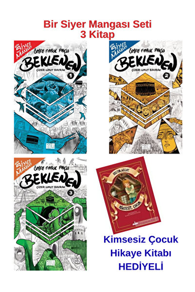 Aile Yayınları Bir Siyer Mangası 3 Kitap Set - Ömer Faruk Paksu (Kimsesiz Çoc...
