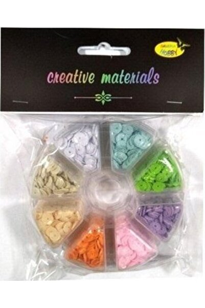 Galeria Paiete 8 culori pastel 6mm 40g