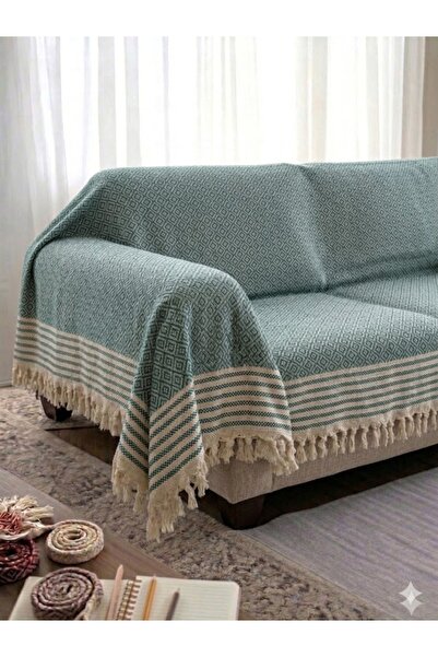 SUNDOKU HOME 180 X 310 Çok Amaçlı Natural Divan , Kanepe Çekyat , Koltuk Örtüsü