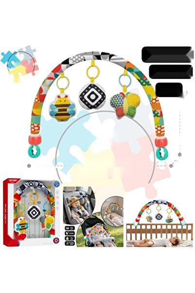Trendbaby مظلة قوس ألعاب معلقة للرضع – مركز نشاط تفاعلي من Trend Baby & Trend...