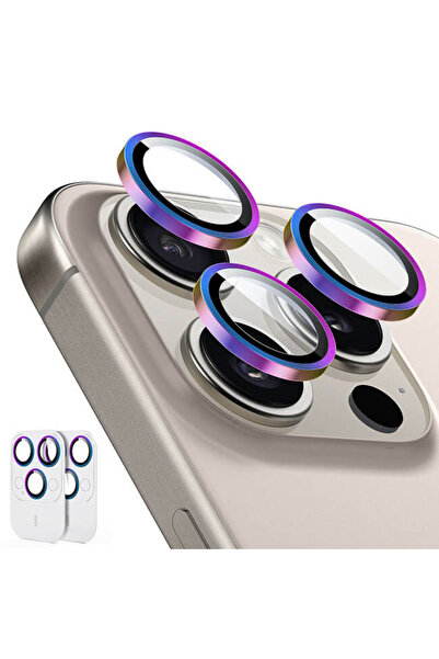 ESR Armorite Tempered Glass Camera Lens Chromatic iPhone 15 Pro/15 Pro Max