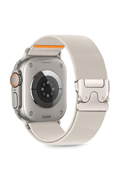 Tech-Protect Λουράκι Νάιλον με Κούμπωμα Τιτανίου για Apple Watch 44/45/46/49mm