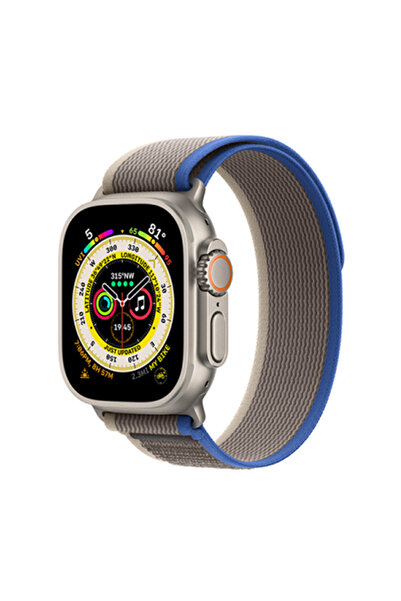 WIWU Λουράκι Trail Loop Μπλε/Γκρι Apple Watch 38/40/41/42mm Σειρά 10 2024