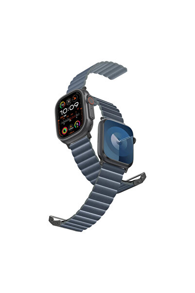 Amazingthing Λουράκι Glamour Sense Blue Apple Watch 44/45/46/49mm