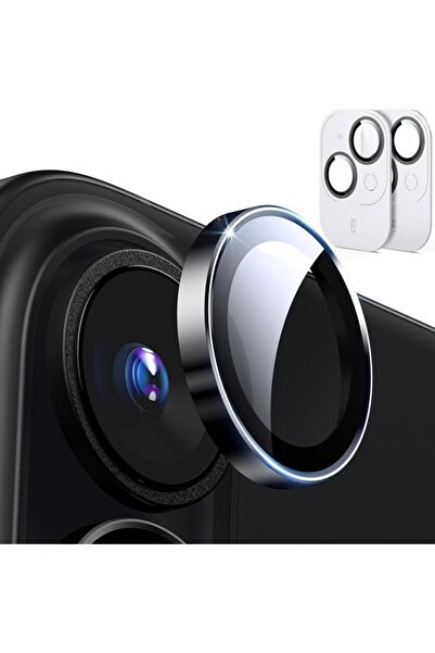 ESR (2-Pack) Armorite Tempered Glass Camera Lens Black iPhone 16 /16 Plus