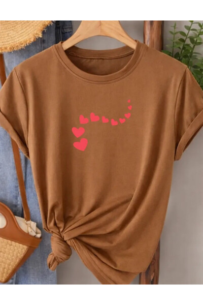 Pink Sky Oversize T-shirt 100% βαμβακερό Unisex Άνετη εφαρμογή Τάση Νέα Σεζόν