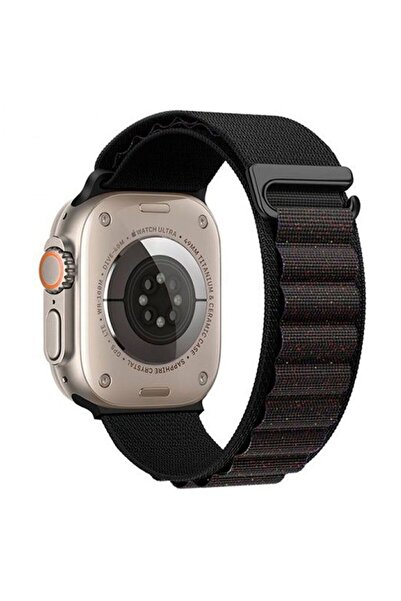 Orso Αλπικό Νάιλον Λουράκι Βρόχου με Μαύρες Βούλες για Apple Watch 44/45/46/49mm