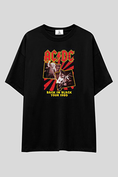 UmbraWear تي شيرت AC/DC Rock Band للجنسين |   تي شيرت مصنوع من القطن بنسبة 10...
