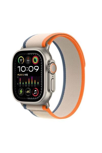 WIWU Trail Loop Band Beige/Orange Apple Watch 44/45/46/49mm