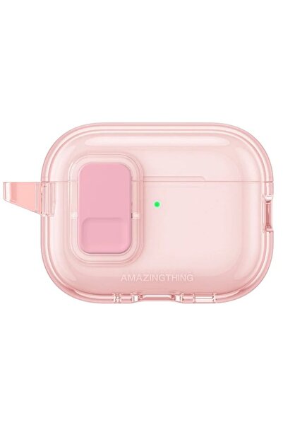 Amazingthing Θήκη Minimal Click Pink Airpods Pro 3