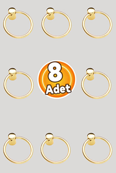 yusa stores Πολυτελής Χρυσή Μεταλλική Λαβή Δακτυλιοειδούς Σχήματος - Λαβή Ντο...