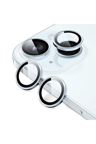 ESR Armorite Tempered Glass Camera Lens Light Blue iPhone 15 /15 Plus