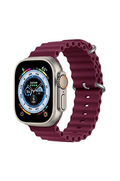 Orso Deluxe Sport Silicone Wine Λουράκι Apple Watch 44/45/46/49mm