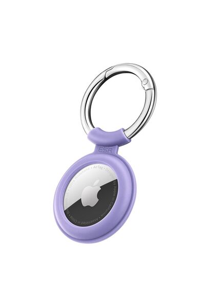 ESR AirTag Cloud Silicone Keychain Case Purple (4894240130858)
