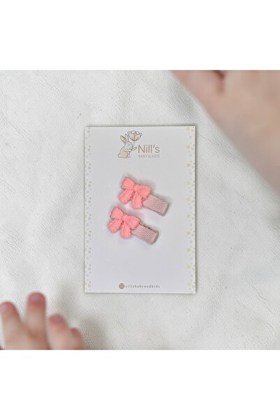 Nills Baby & Kids Fiyonk Pens Toka – Renkli Fiyonk Çocuk Saç Tokası 2’li Set