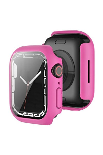 Orso 2-in-1 Hard Frame Fuchsia + Tempered Glass Apple Watch 40mm